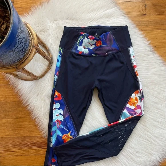 Athleta high waisted tropical print leggings size medium - Picture 8 of 12